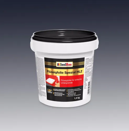 PROFI Flüssigfolie HLZ 1,5kg Dichtfolie Innen/Außen Abdichtung Bad Dusche OSB