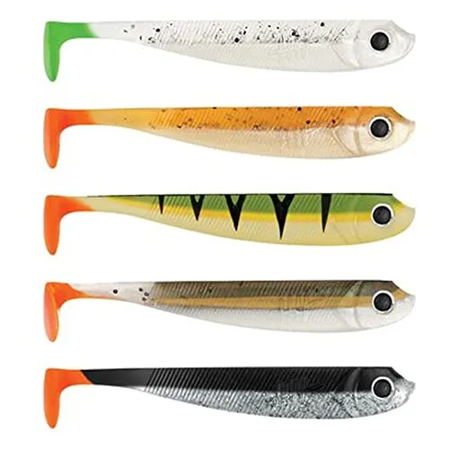 Lieblingsköder Gummifische 7cm - 5 Angelköder, Farbe Lieblingsköder:Firetail Edition