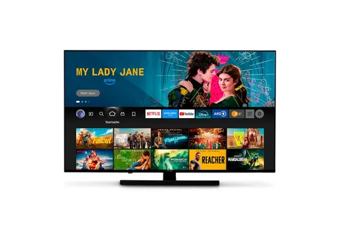 MEDION 43 Zoll QLED Fernseher mit Fire TV - 4K Smart TV mit Dolby Vision und Dolby Atmos für ein Kinoerlebnis zu Hause. Genießen Sie lebendige Farben und beeindruckende Kontraste dank HDR10.