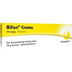 Bifon Creme 15 g: Effektive Behandlung von Hautpilz - Arzneimittel zur Bekämpfung von Pilzerkrankungen der Haut, wirkt schnell und zuverlässig gegen Dermatophyten, Hefen und Schimmelpilze.