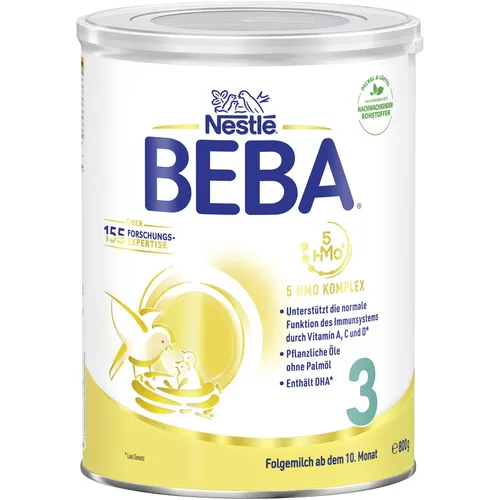 Nestlé BEBA 3 Folgemilch (1 x 800g) von Beba