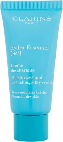 Clarins Hydra Essentiel Feuchtigkeitscreme 30ml für trockene Haut - Luxuriöse Tagescreme für Frauen mit leichter, schnell einziehender Textur. Sie bewahrt die Feuchtigkeit der Haut und sorgt für ein geschmeidiges Hautgefühl.