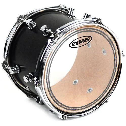EVANS TT06EC2S Edge Control clear 6 Zoll - Hochwertiges Evans Tom Schlagfell der EC2S Serie, ideal für klare, definierte Töne und vielseitige Einsatzmöglichkeiten.