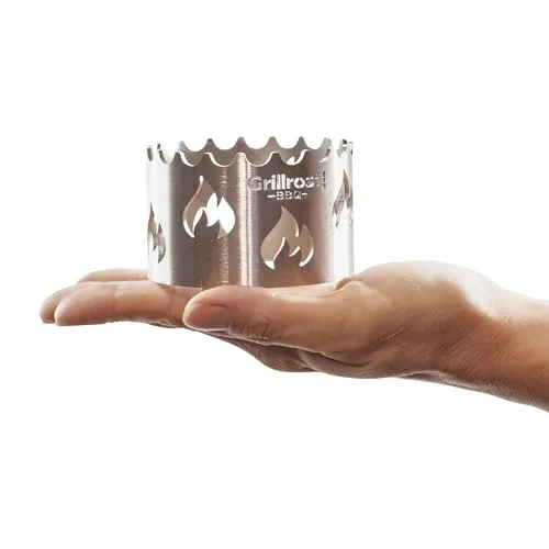 Grillrost.com Mini Wokaufsatz aus Edelstahl von Grillrost.com BBQ