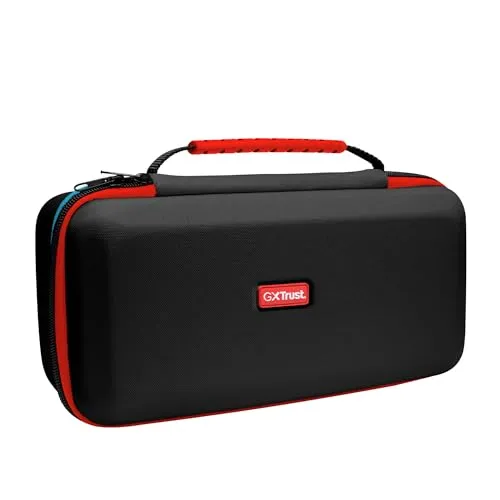 GXTrust 1252 XL Tasche für Nintendo Switch 2 - Robuste Hartschalenetui für Nintendo Switch 2, stoßfest mit Tragegriff und Platz für 12 Spiele – ideal für unterwegs!