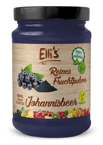Fruchtpulver Johannisbeere  - natürliches Fruchtpulver aus der reinen Frucht