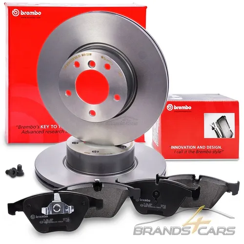 BREMBO COATED BREMSSCHEIBEN Ø312 + BELÄGE VORNE FÜR BMW 3-ER E90 E91 E92 E93