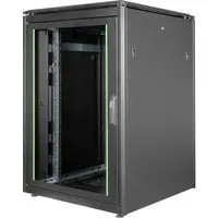 Digitus DN-19 22U-8/8-B-1 Netzwerkschrank - Zubehör, Serverschrank mit 22 HE, abschließbare Türen und optimale Kabelführung für eine sichere und effiziente Netzwerkverkabelung.