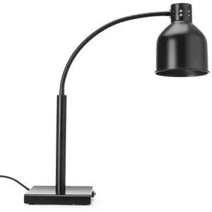 Hendi Flexible Wärmelampe Tischlampe Schwarz E27 Birne NEU von HENDI