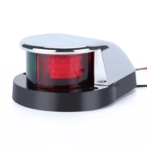 MiOYOOW Navigationslichter für Boote, IP67 Wasserdicht, Rote und Grüne Kajaklichter, LED Kabinenlichter Signallicht für Kajak, Boote, Yacht, Kanus