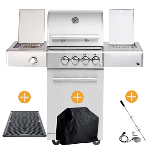 ALLGRILL CHEF Paket S2 Backburner Seitenkocher von ALL’GRILL