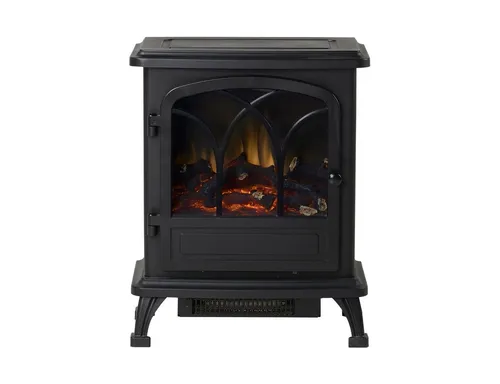 abc HOME Elektrokamin Schwarz, kompakt für kleine Räume von abc HOME