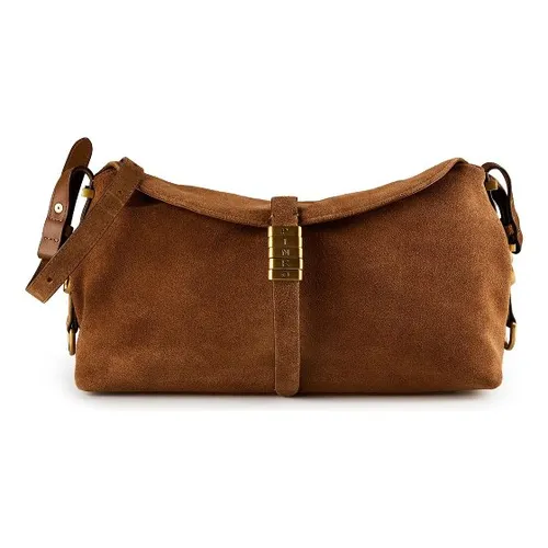 Pinko Saddle Classic Beuteltasche - Damen, braun 105049-A0F6-L17Q - Elegante Beuteltasche aus hochwertigem, aufgerautem Rindsleder mit stilvollen Details in antique gold. Perfekt für jeden Anlass und bietet viel Platz für deine Essentials.