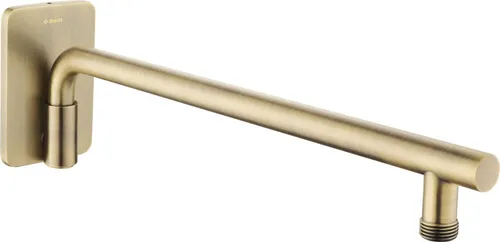 Beweglicher Wand-Duscharm aus Messing - 400 mm - Robuster Wand-Duscharm aus Messing, schwenkbar für flexiblen Einsatz. Leicht zu reinigen und pflegen, ideal für moderne Badezimmer. Perfekt für die Unterputzmontage.
