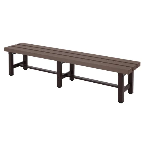 Mendler Alu Gartenbank HWC-K60 – Wetterfeste Sitzbank 180cm von Mendler