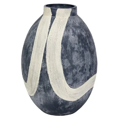 Lambert Dekovase Vase Bahha Keramik Schiefer (40cm) von Lambert