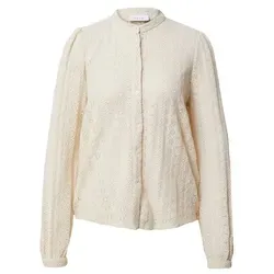 Vila Langarmbluse VIChikka - Beige S - Modische Bluse in creme mit Stehkragen, aus 95% Polyamid und 5% Elasthan für optimalen Tragekomfort. Ideal für elegante Anlässe oder den Alltag.