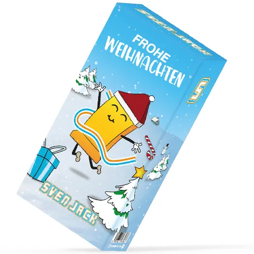Produktbild Sven Jack Adventskalender mit 49 Riegeln (Frohe Weihnachten)