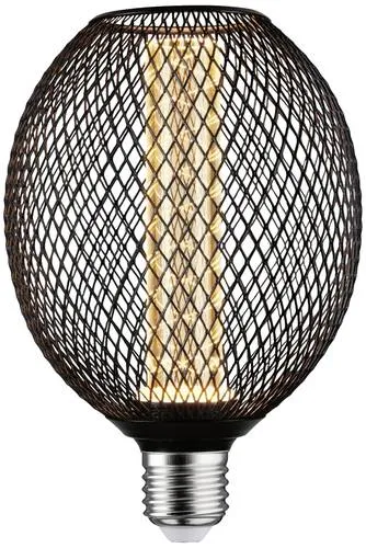 Paulmann 29087 LED E27 Globe Spiral 4.2W Gold - Energiesparlampe mit zeitlosem Design, bietet gemütliche goldene Akzentbeleuchtung und ist ideal für Pendel- oder Tischleuchten.