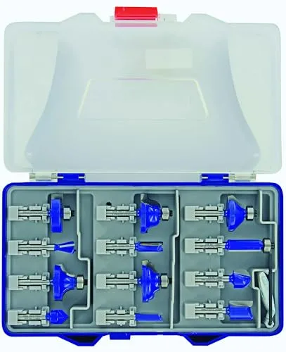 Tivoly XT606470005 Frässtifte für Oberfräse – 12-teilig