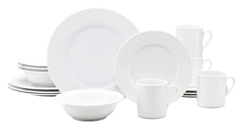 CreaTable Kombiservice 16-tlg, Polo Weiss, Porzellan