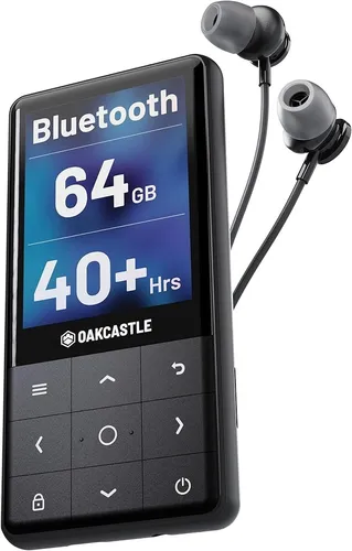 Oakcastle MP300 MP3-Player 64 GB mit Bluetooth