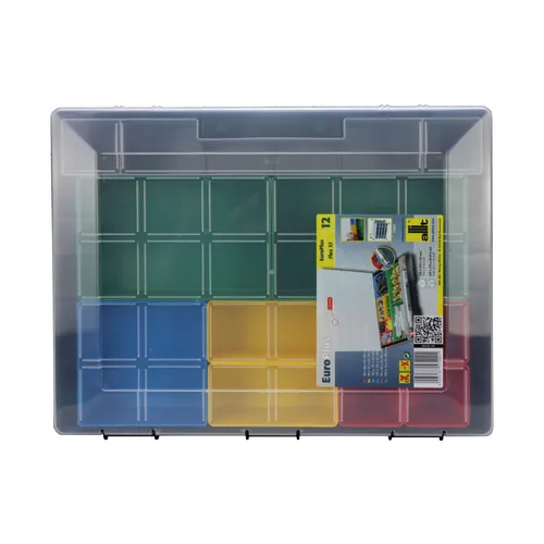 Sortimentskasten Flex 37-12 bunt Aufbewahrung Kleinteile Magazin
