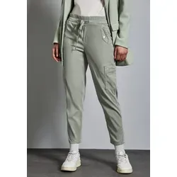 STREET ONE Cargo Hose - Damen-Hose im Loose Fit mit elastischem Bund und Stretchanteil, perfekt für lässige Looks und höchsten Tragekomfort.