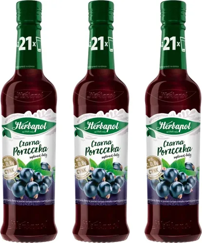 Herbapol Schwarze Johannisbeere Sirup 3x 420ml