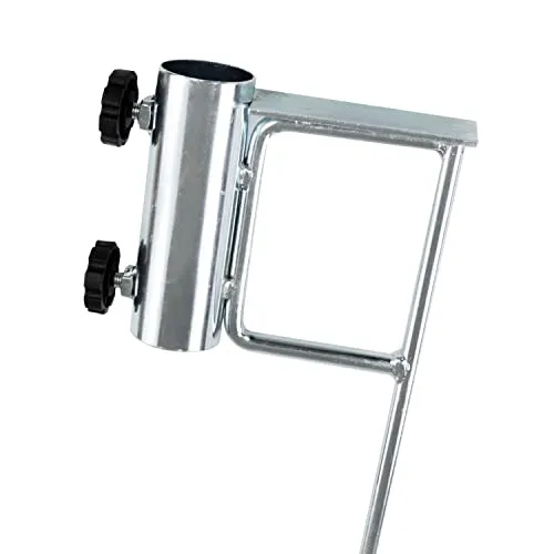 Hummelladen Bodenhülse Sonnenschirm Erdspieß Sonnenschirmhalter 45 cm lang - Mastdurchmesser bis 42 mm - Stahl Anker - Rasendorn Bodenanker für Schirme, Wäschespinne