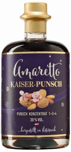 Prinz Amaretto Kaiser 1:3 Punschkonzentrat 30% vol. 0,5l - EINWEG
