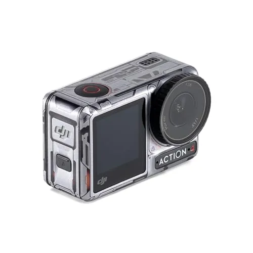 DJI Osmo Action 4 Kamera-Schutzaufkleber (himmelgrau), Kompatibilität: Osmo Action 4, Osmo Action 3