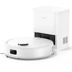Mova E20 Plus Saug- und Wischroboter mit automatischer Leerung - Saugroboter mit 5000 Pa Saugkraft und LDS Navigation, für mühelose Reinigung bis zu 90 Tage ohne manuelles Entleeren.
