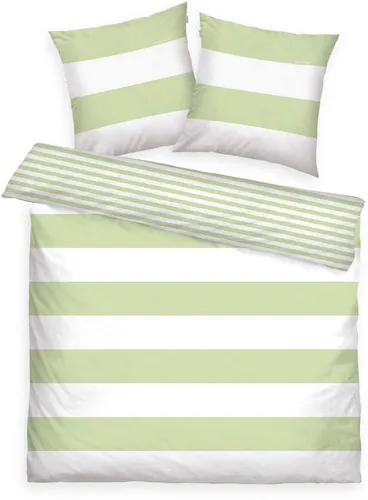 TOM TAILOR HOME Wendebettwäsche SIENA 135x200cm in grün von TOM TAILOR HOME
