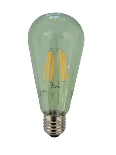 LED Glühlampe Glühbirne Filament E27 6W Ersatz für 60W 806lm 3000K 230V Grün