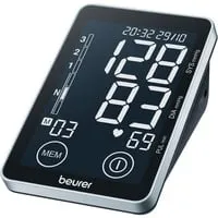 Beurer BM 58 - Oberarm-Blutdruckmessgerät mit USB-Schnittstelle, Arrhythmie-Erkennung und zwei Benutzerspeichern für je 60 Messwerte