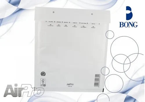 Versandtasche Luftpolstertasche Nr.W15 - 100 Stück - Hochwertige weiße Luftpolstertaschen mit haftklebendem Verschluss, ideal für sicheren Versand. Innen wasserabweisend und mit verschweißten Nähten für optimalen Schutz.