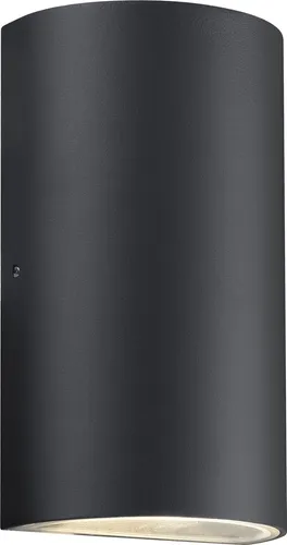 Nordlux Rold 84141003 LED-Außenwandleuchte - Stilvolle 10W LED-Außenwandleuchte in Schwarz, energieeffizient und ideal für die Beleuchtung von Eingängen oder Terrassen.