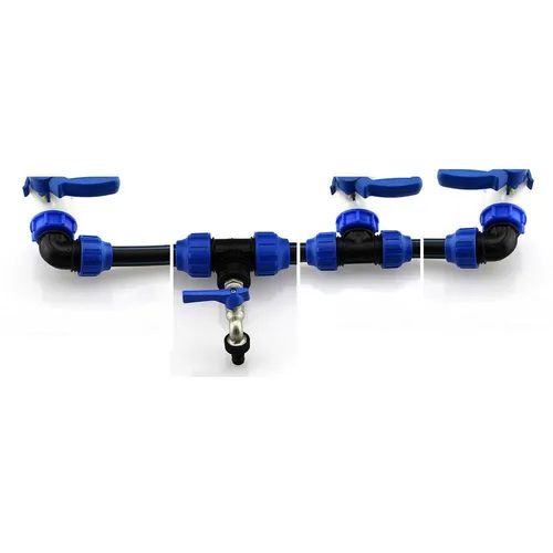 IBC Tankset Tankverbindung 3 Tanks DN 25 Auslauf 1/2