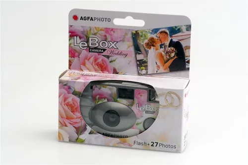 AgfaPhoto LeBox Wedding  Einwegkamera 27 Color Aufnahmen von AgfaPhoto