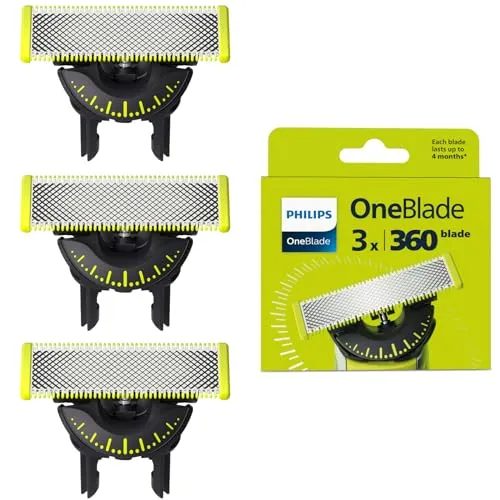 Philips OneBlade 3 x 360 Blade 3er Pack QP430/60 Ersatzklingen
