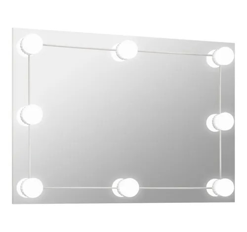 furnicato Wandspiegel mit LED-Beleuchtung – Rechteckig und Modern - Moderner Wandspiegel mit LED-Beleuchtung für stilvolle Akzente in jedem Raum. Der geschliffene Spiegelrand und die variablen Farbmodi der Beleuchtung schaffen eine elegante Atmosphäre und passen sich Ihren Bedürfnissen an.