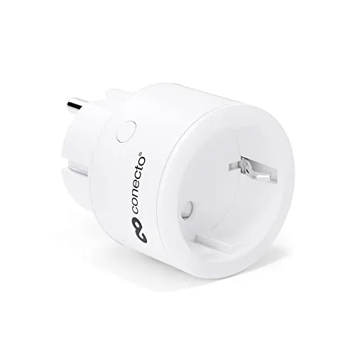 conecto® Funk-Steckdosen-Erweiterung für runde conecto Funksteckdosen: 1x Funksteckdose, Innenbereich, 2300 Watt, kompaktes Design, ohne Fernbedienung, weiß