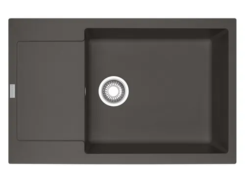 Franke Maris MRG 611-78 XL Schiefergrau Granitspüle - Elegante Granitspüle mit kurzer Abtropffläche, ideal für moderne Küchen. Breite: 78 cm, Länge: 50 cm, robustes Material für eine langlebige Nutzung.