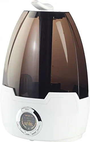 newgen medicals Luftraumbefeuchter LBF-325 - Ultraschall-Luftbefeuchter mit Hygrostat, 6-Liter-Tank und bis zu 300 ml/Std. Durchsatz für optimales Raumklima, energieeffizient und leise.