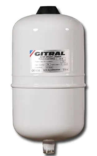 Ausdehnungsgefäß – hat Membran – Festanschluss – 8 Liter – hydrochaud – Muffe 3/4 – Ausgleichsbehälter HY8