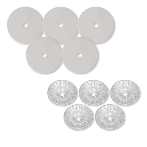 Reparatursatz Hitzeschutzblech KFZ 5 x Klemmscheiben und 5 x Kunststoffscheiben