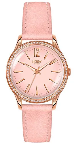 Damenuhr Henry London HL34-SS-0202 [Ø 34 mm] - Elegante Armbanduhr für Damen mit zeitlosem Design und hochwertigem Edelstahl-Gehäuse, perfekt für jeden Anlass.