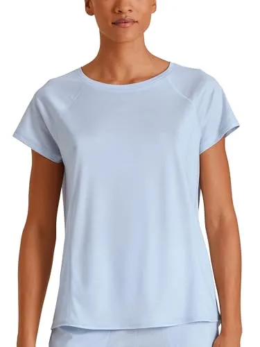 CALIDA Deepsleepwear Cooling T-Shirt Damen - T-Shirts für Damen, aus 100% atmungsaktivem TENCEL für ein kühlendes und trockenes Hautgefühl, ideal für erholsamen Schlaf.
