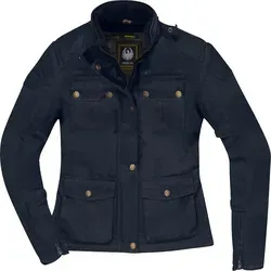 Merlin Buxton II Damen Motorrad Wachsjacke, blau, Größe XS - Stylische Motorradjacke aus hochwertiger Seidenwachs Baumwolle mit wasserdichter Membran. Ideal für Fahrten bei jedem Wetter und sorgt für einen modischen Auftritt.